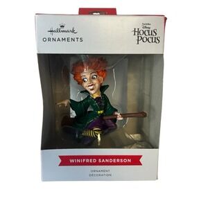 2024 Hallmark Disney Hocus Pocus Winifred Sanderson‎ Christmas Ornament New